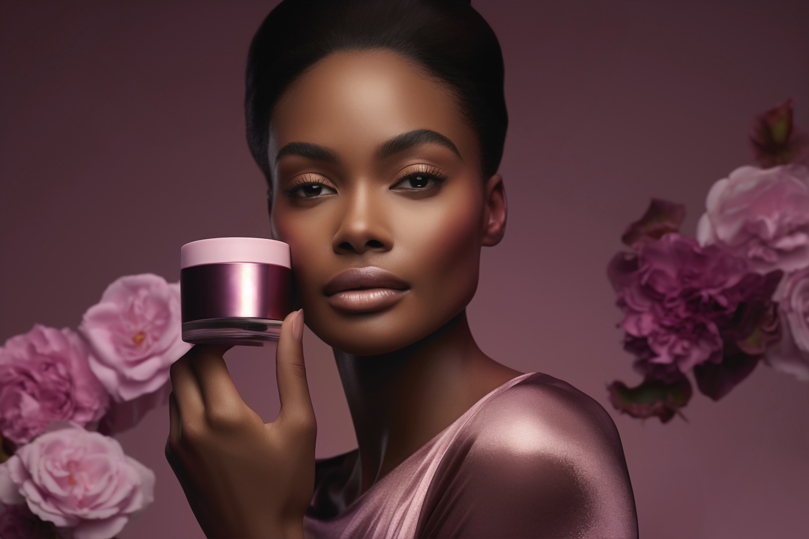 African woman with beautiful skin